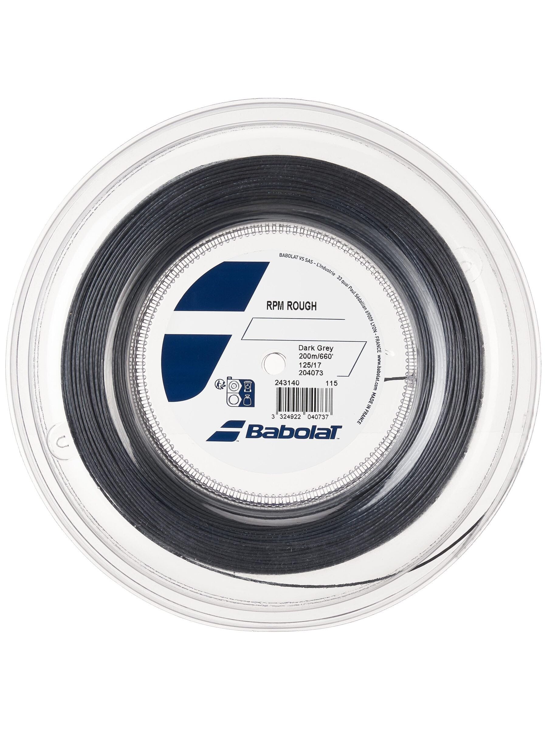 Струны для тенниса Babolat RPM ROUGH 125 Темно-серый 243140