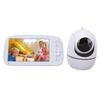 Baby Monitor No WiFi Upgrade with Camera and Audio 5 Inch LCD Screen 720P with 360 degrees  Pan Tilt 2X Zoom Night