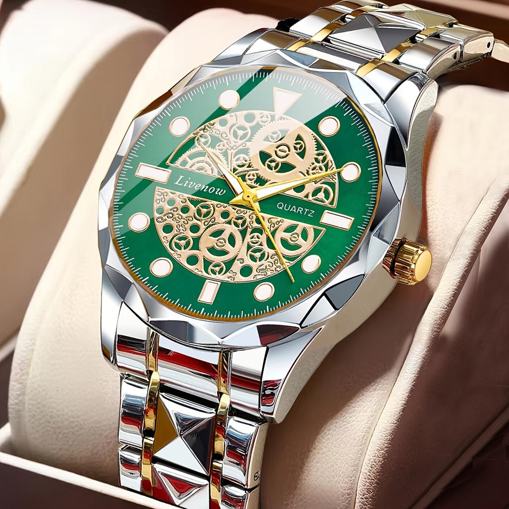 Neue Herrenuhr Skelett Quarz Armbanduhr Skelett Retro Herrenuhr Top Marke Luxusuhr Herrenuhren Sport Edelstahluhr