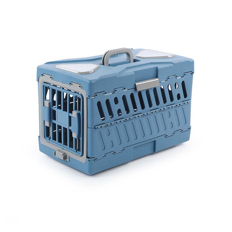 Trasportino Pieghevole Portatile per Animali Karolfer: Capsula spaziale traspirante per cani e gatti.