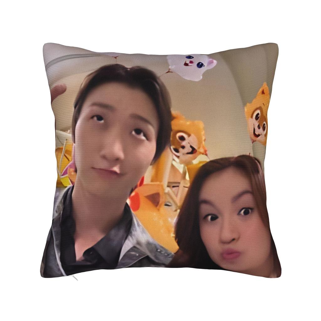Tv Xo Kitty Kim Min Ho Pillow Cover Kawaii Pillow Case For Sofa Home Decoration Square Cushion Cover Birthday Present