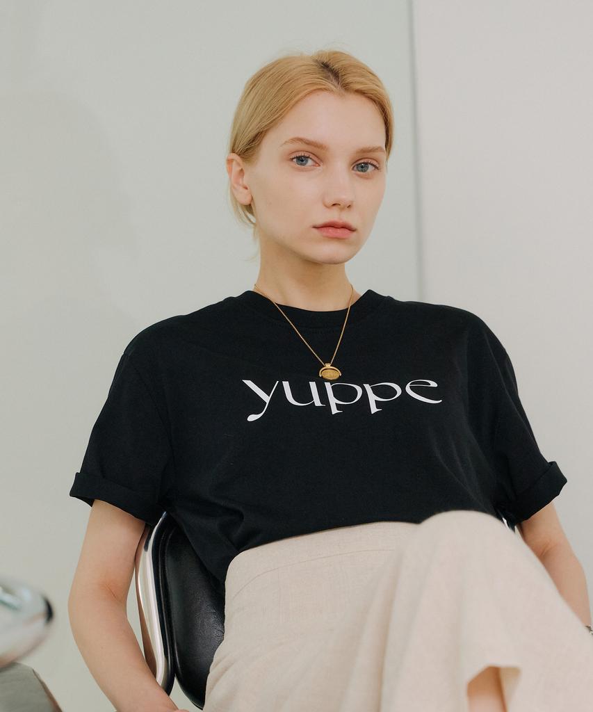 YUPPE Yuppe Print T-Shirt_Black
