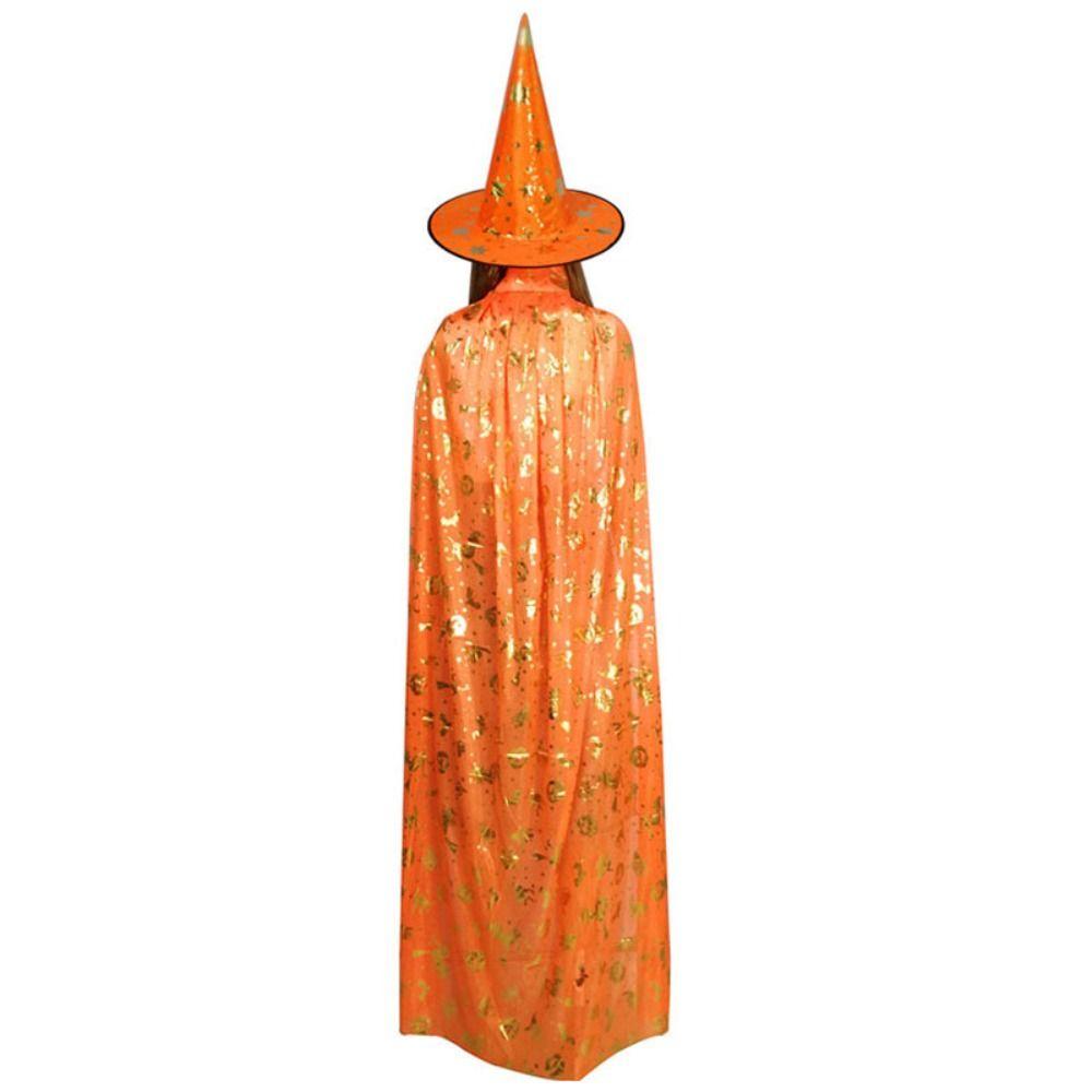 Cosplay Halloween Cape Cloak Witch Hat Casual Halloween Costume Cosplay Props  Hallowmas