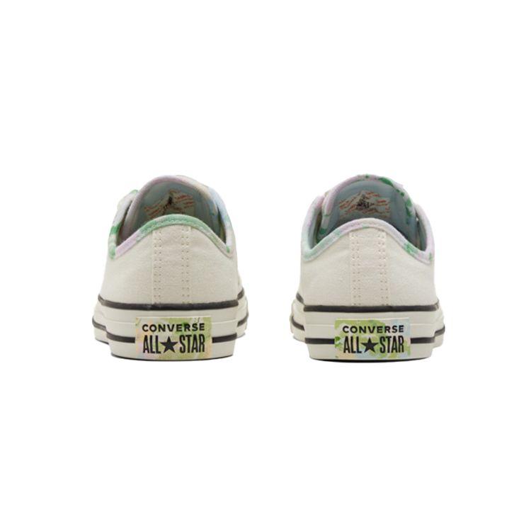 Converse Chuck Taylor All Star Comfortable Daily Low Top Canvas Shoes Women sneaker Beige Multicolor 570905C