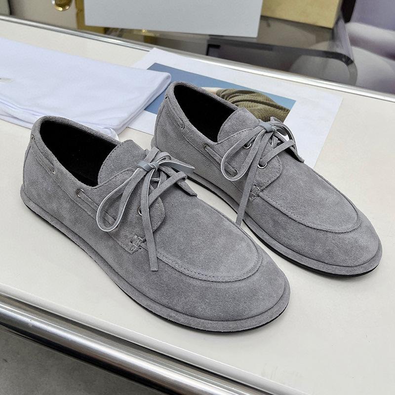 Fashion 2025 New Women's Flat Loafers Retro Round-Toe Mary Janes Women Shoes Large-Size Genuine Leather Comfortable Loafers Female