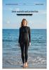 Women's Full 3MM Wetsuit: Long Sleeve, Thick, Warm, Ideal for Snorkeling, Swimming, Surfing, Cold Protection, Jellyfish Guard