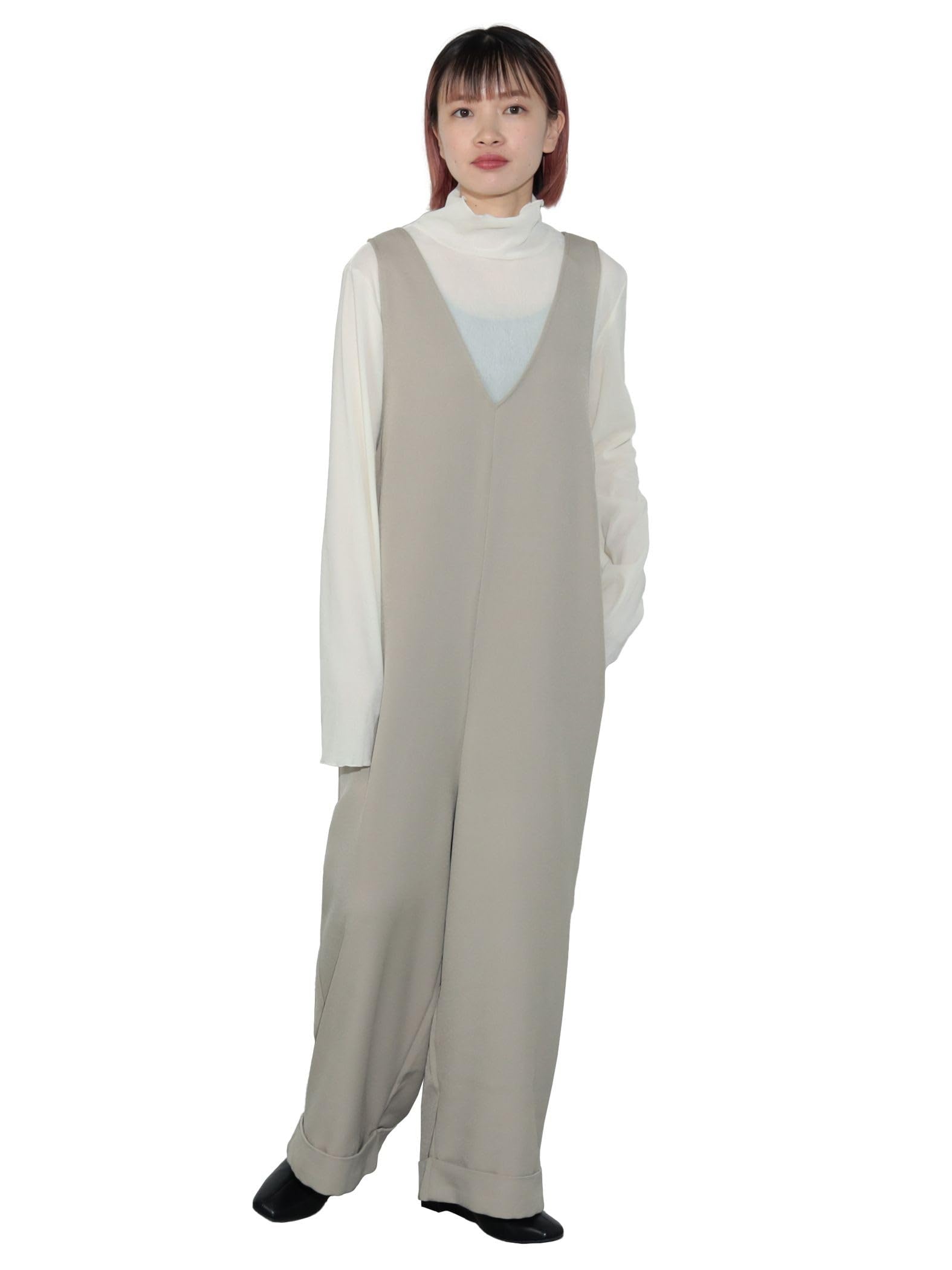 

One Piece Back Twist GREIGE ONE SIZE [Beams Heart] All-in-One Womens
