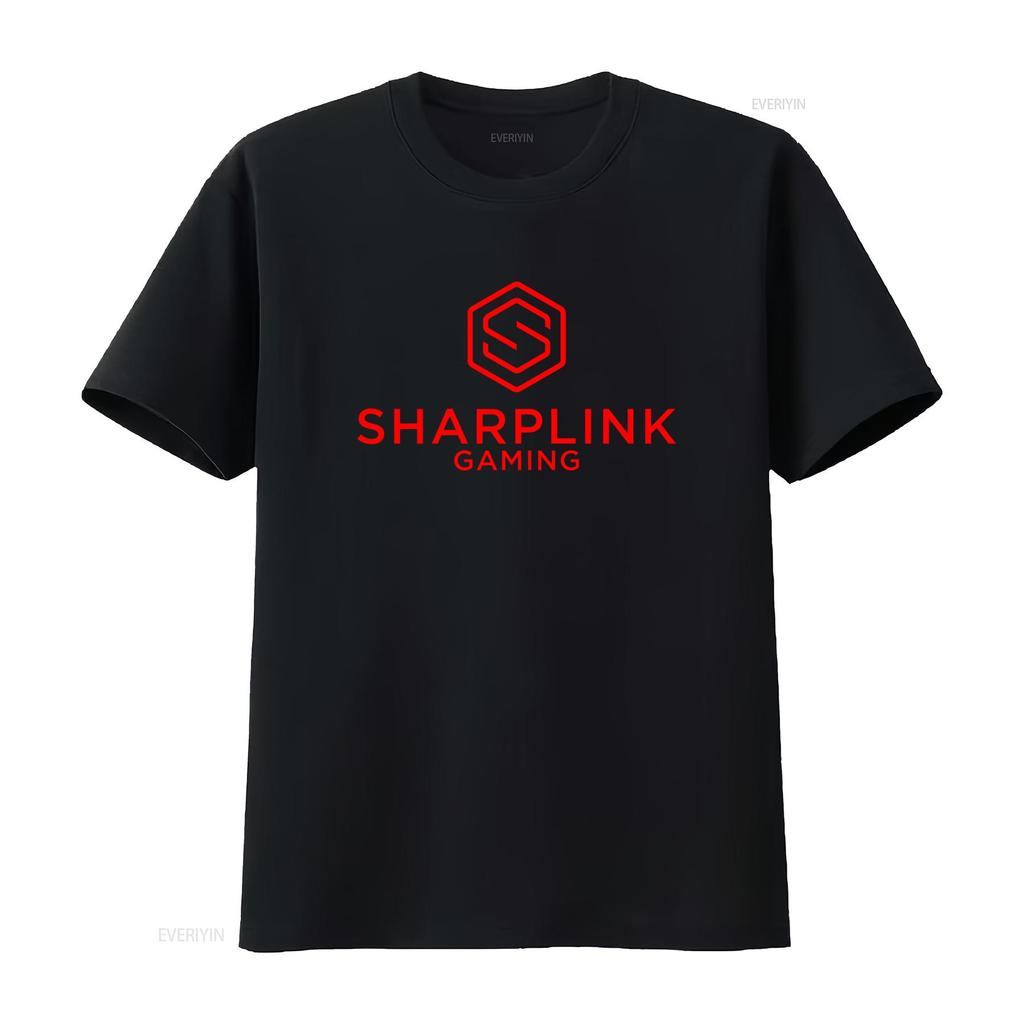 Sharp Link Gaming T Shirt Stylish Red Logo Design for Enthusiasts vintage Washed graphic fashion Unisex designer clothes