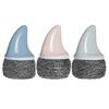 Cleaning Ball Brush Pot with Handle for Washing , Blue, 12cmx6cm