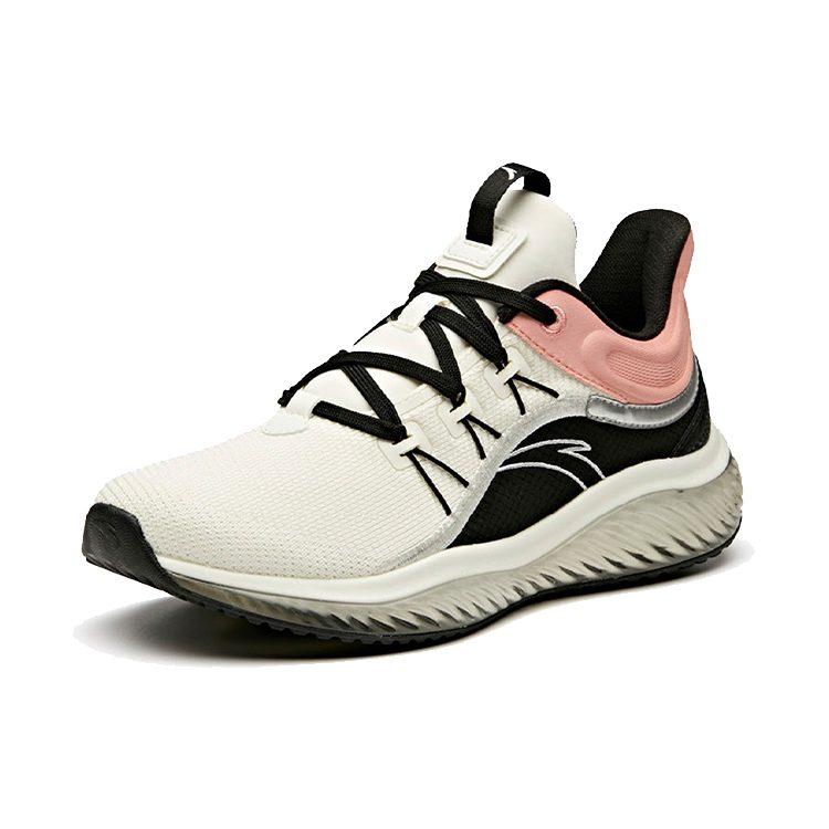 Anta Cushioning Slip Resistant Abrasion Resistant Breathable Low top Running Shoes Women's 12945501-5