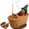 Creative Bathtub Incense Holder Funny Aromatherapy Incense Holder Incense Stick Burner  Gift