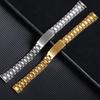 Stainless Steel Watch Band Universal Strap Folding Buckle12mm 14mm 18mm 20mm Watch Belt Accessories for Women Men Bracelet Strap