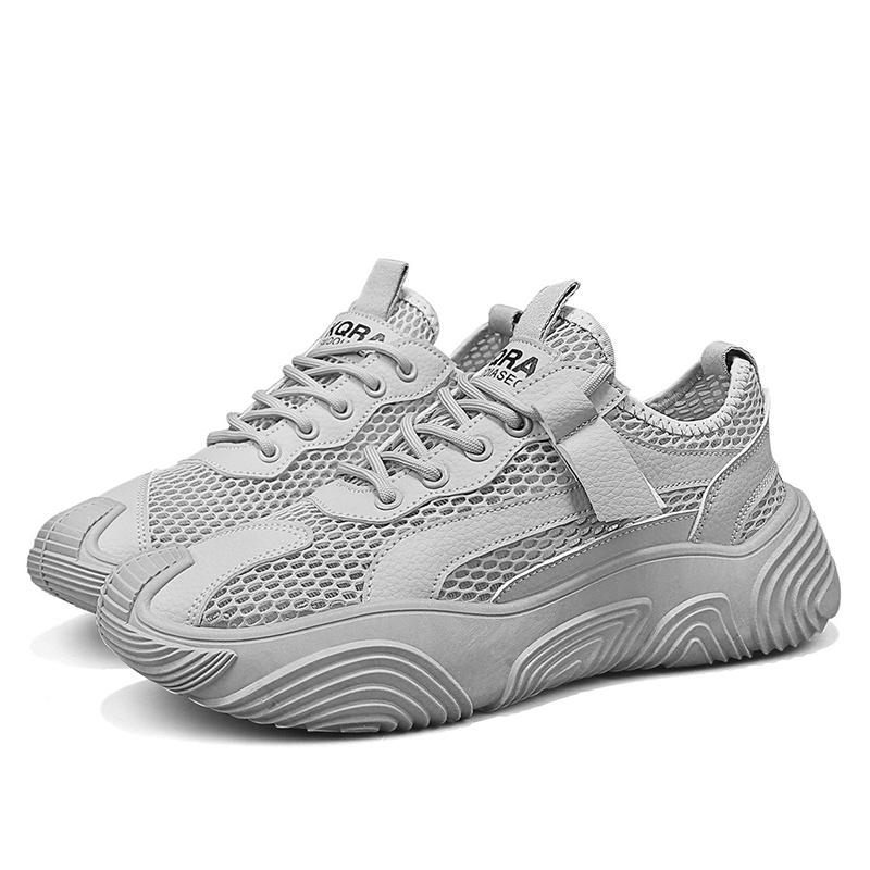 YRZL Mens Shoes Casual Outdoor Sports Sneakers Non Slip Comfortable Walking Shoes Breathable Mesh Sports Shoes