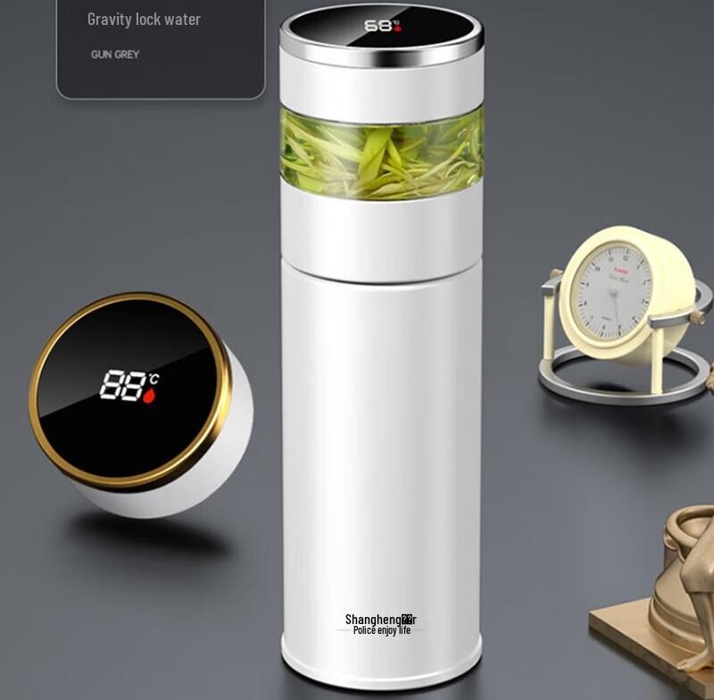 Shangheng Digital Display Tea Infuser Thermos Mug 450ML
