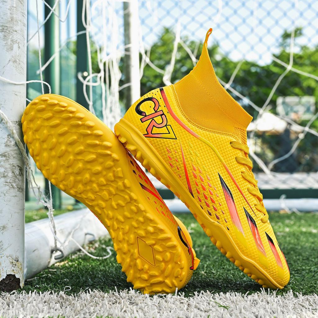 Adult Children Outdoor Lawn Sports Training Competition Long Nails Broken Nails Non-Slip Wear-Resistant Training Football Shoes