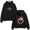 Flame Hoodie Jonas Band Brothers Vintage Graphic Print Streetwear Music Long Sleeve Women Men Trendy High Street Y2K Sweatshirts