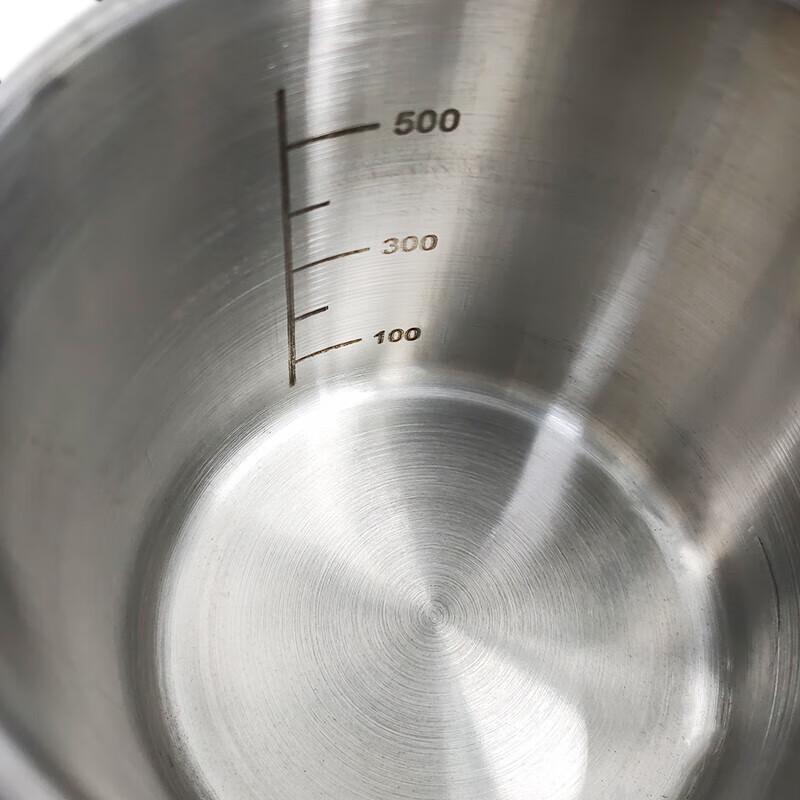 Haisidike Messbecher aus Edelstahl