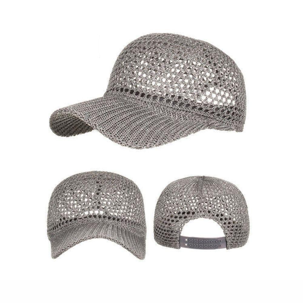 Breathable Net Baseball Hats Waterproof Summer Sun Hat Fashion Mesh Baseball Cap For Man Women
