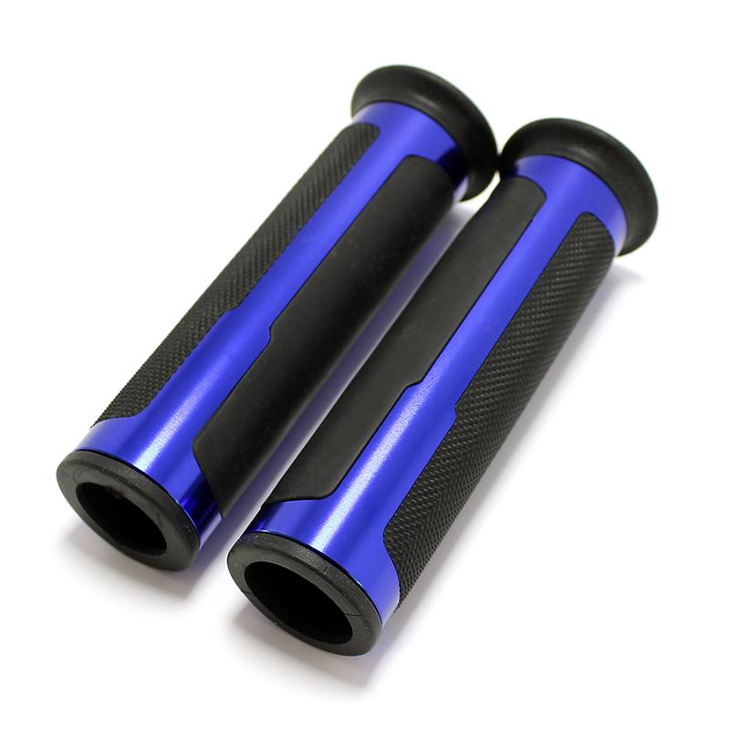 For Kawasaki Suzuki GSXR600 750 SV650 For YAMAHA R1 R6 7/8" 22mm Rubber Motorcycle Handlebar Hand Grips Handle