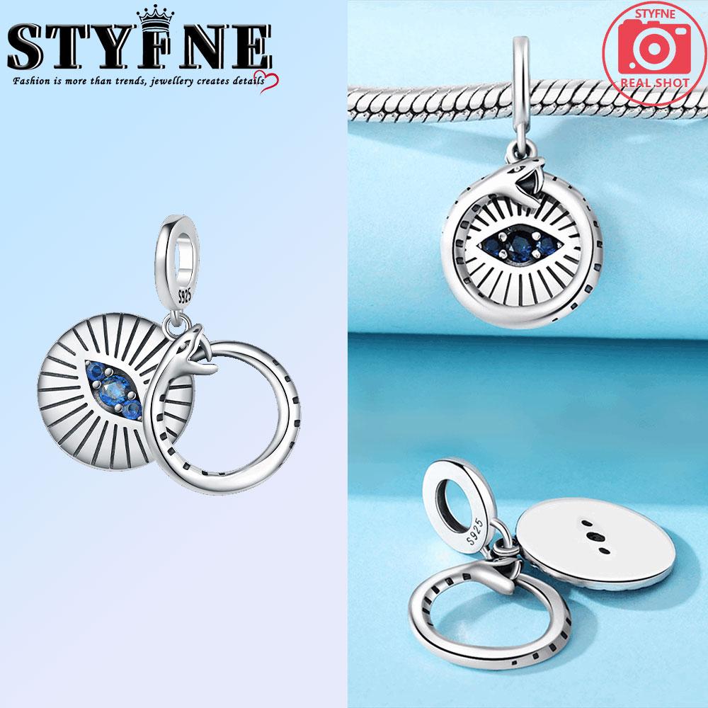 Copper Religious Series Jesus Church Angel Cross Demon Eye Charms Beads For Original Bracelet Woman Girl Jewelry