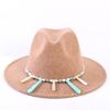 Popular European and American High-end Wool Top Hat, Men's and Women's Fashion Versatile Elegant Top Hat Jazz Hat