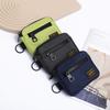 Casual Men's Coin Purse Canvas Zipper Short Wallet Retro Key Holder Small Money Bag Trend Youth Mini Handbag Multifunctional