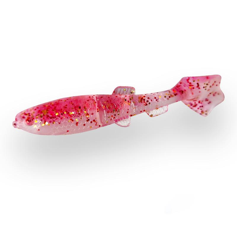 T-Tail Duckfoot Micro Stuff Root Fishing Bionic Soft Bait 1G 40Mm/1.8G 50Mm Lure Road Runner Soft Worm Mandarin Fish
