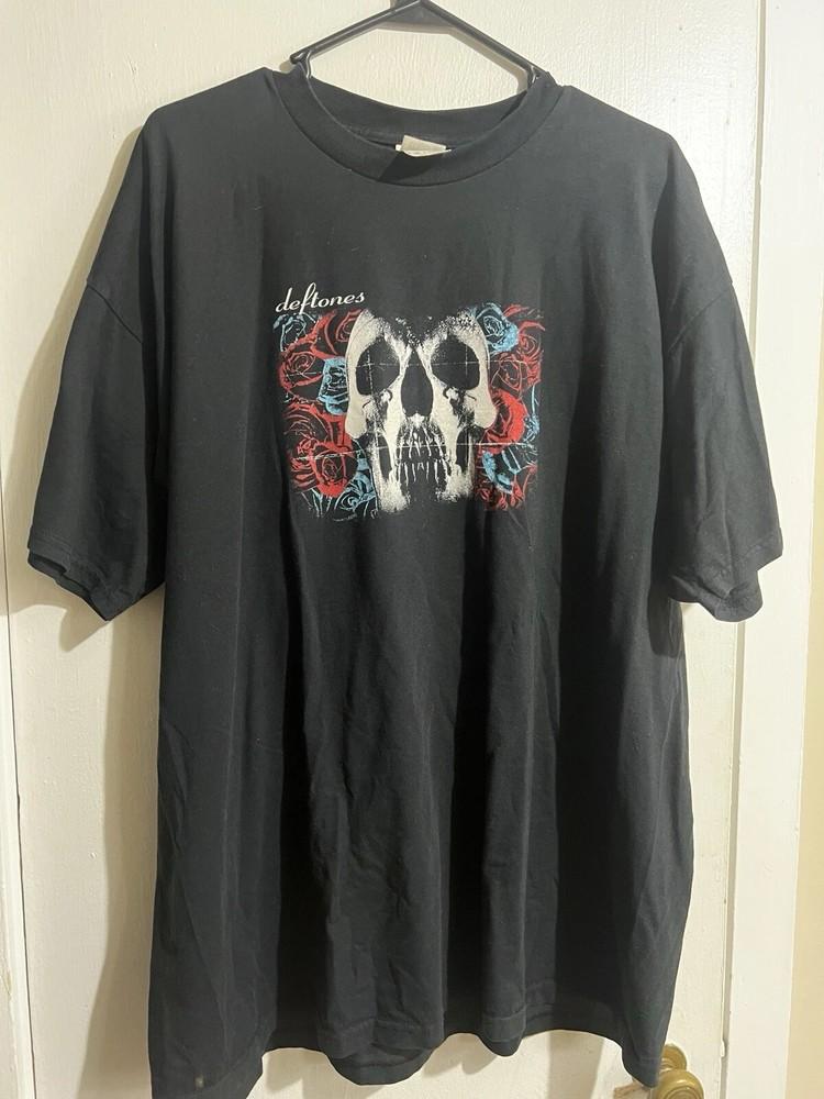 Винтажная футболка Deftones 2003 года - S/T - Fruit Of The Loom Редкий унисекс репринт XL