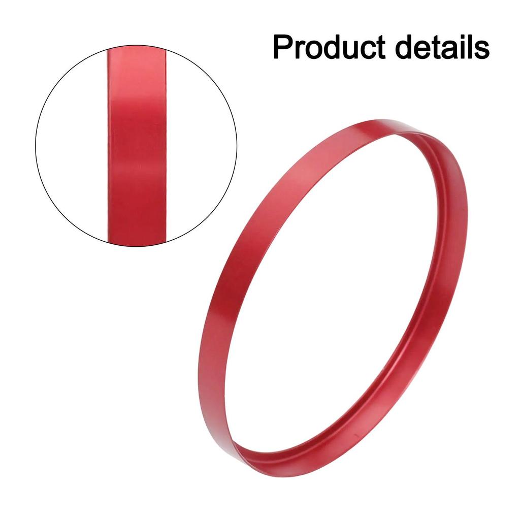 Aesthetic Appeal Aluminum Alloy Headlight Switch Trim Ring Compatible With