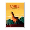 Pop Art Canvas Paintings Vintage Wall Kraft Posters Coated Stickers Home Decorative Gift Travel to Chile San Diego Alpaca