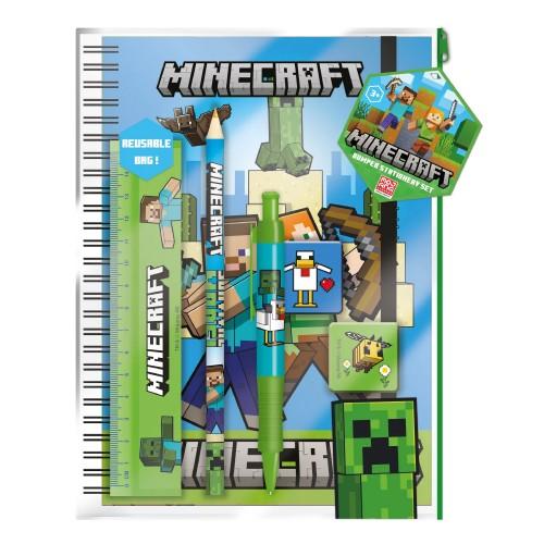 Minecraft Classic A5 Bumper Stationery Set