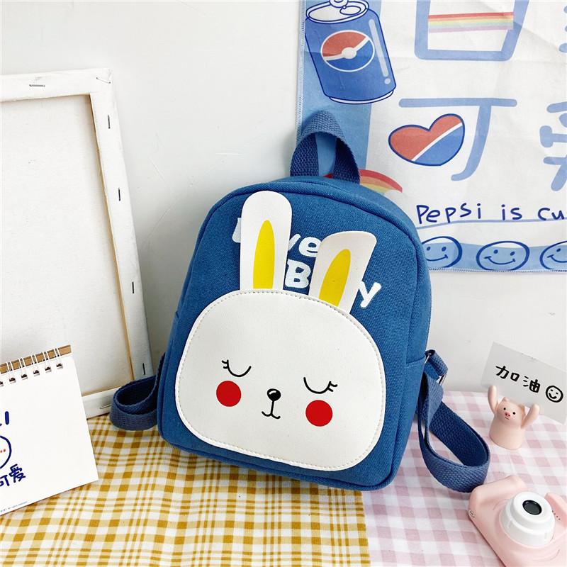 Stylish Breathable Durable Cartoon Animal Canvas Backpack For Toddlers
