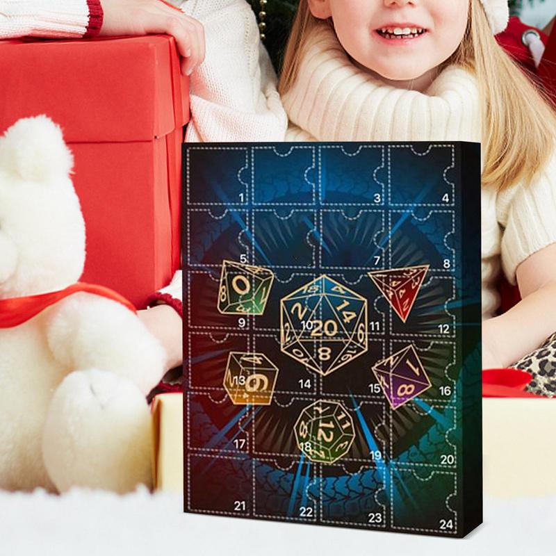 Dungeons Advent Calendar 24 Days Christmas Countdown Calendar Christmas Advent Calendar Miniature Game Figures Set Gifts for Kid