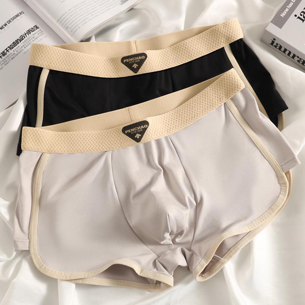 Men's Ice Silk Breathable Boxer Briefs - Youth & Plus Size