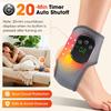 Electric Heating Ankle Guard 5 Levels Hot Compress 660nm Near Infrared Massage Cordless Foot Massager Ankle Protector Strap