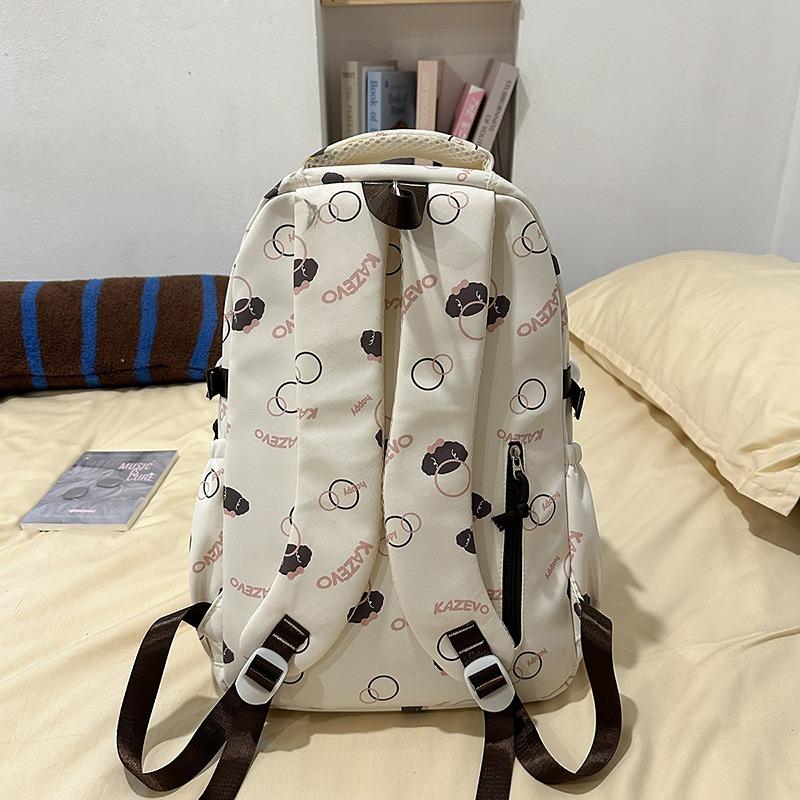 High Value, Fresh and Sweet Alphabet Backpack, Light, Simple and Large-capacity Backpack for Junior High School Students