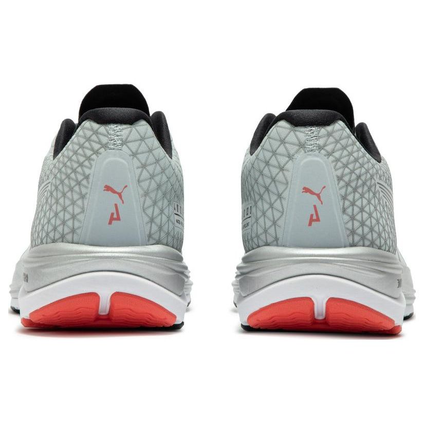 Puma Velocity Nitro 2 Wtr Comfortable Cushioning Slip Resistant Durable Low Top Training Running Shoes Men sneaker Platinum-Gray 376917-02