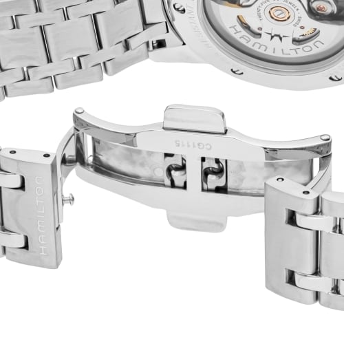 HAMILTON Men's Watch, Railroad, Black, Automatic, H40555131