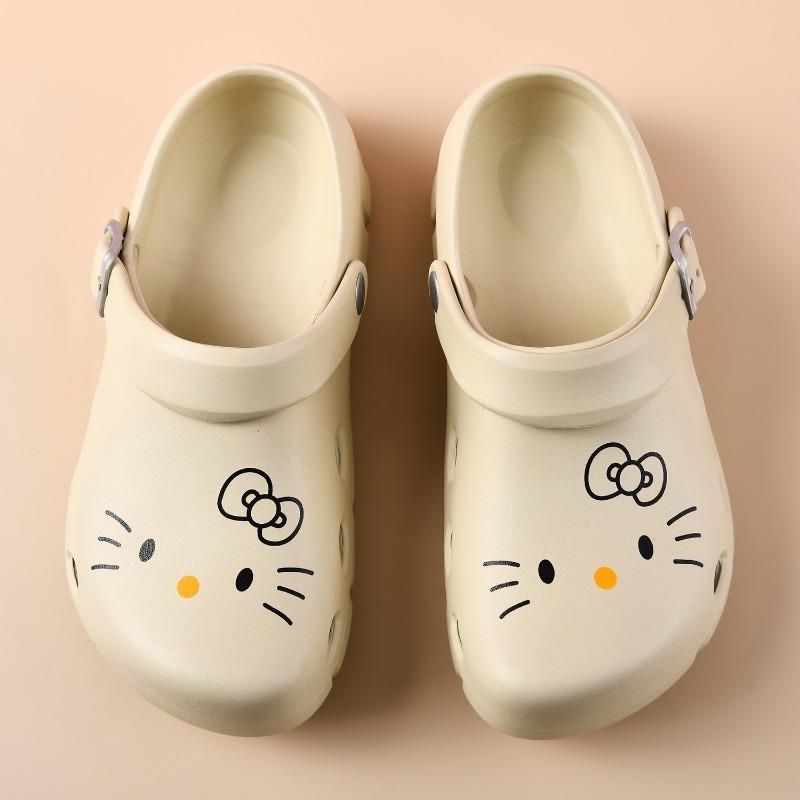 Hole Shoes Women's Summer Couple Indoor Bathroom Bath Non-slip Home Household Soft Bottom Eva Cool Slippers Men