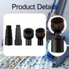 4 Pieces Vacuum Hose Adapter Brush Set, Universal PVC Replacement for Table Saw Accessory