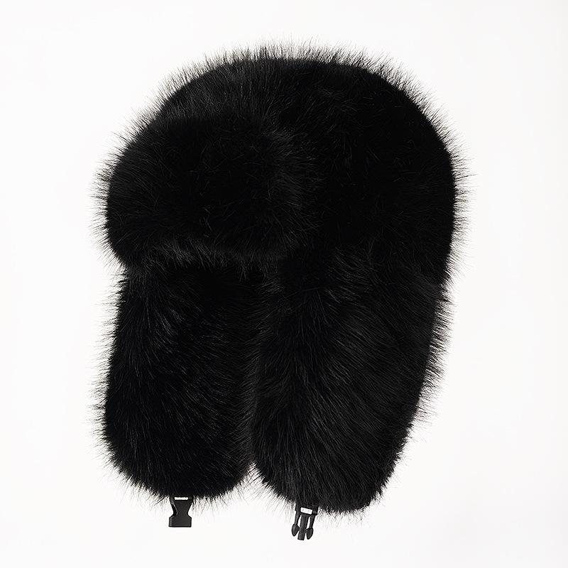 Thunderbolt Hat Men and Women Winter Padded Thickened Ear Protection Cap Cycling Outdoor Ski Ins Warm Cold Cotton Cap