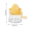 1PC Household Hand Juicer Small Manual Fruit Juicer Orange Lemon Juicer Fruit Residue Separator