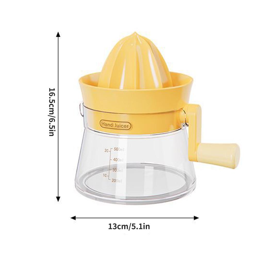 1PC Household Hand Juicer Small Manual Fruit Juicer Orange Lemon Juicer Fruit Residue Separator