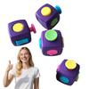 Stressabbau Clicker Würfel Spielzeug Tragbar Anti-Angst Entspannungs Würfel Zuhause Büro Stiller Beruhigungs Würfel Sensorik Spielzeug