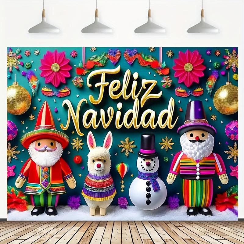 1pc2Dflat Spanish Festival Christmas Party suitable for indoor/outdoor Christmas tree decorations no power required - wzy
