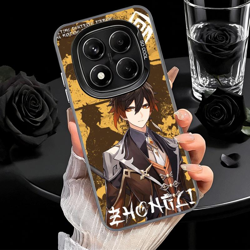 Genshin Impact Zhongli Soft Phone Case for Xiaomi Redmi Note 13 14 15 Pro Plus 12S 12 11S 11 11T 10S 10 Shockproof Cover Back Sh