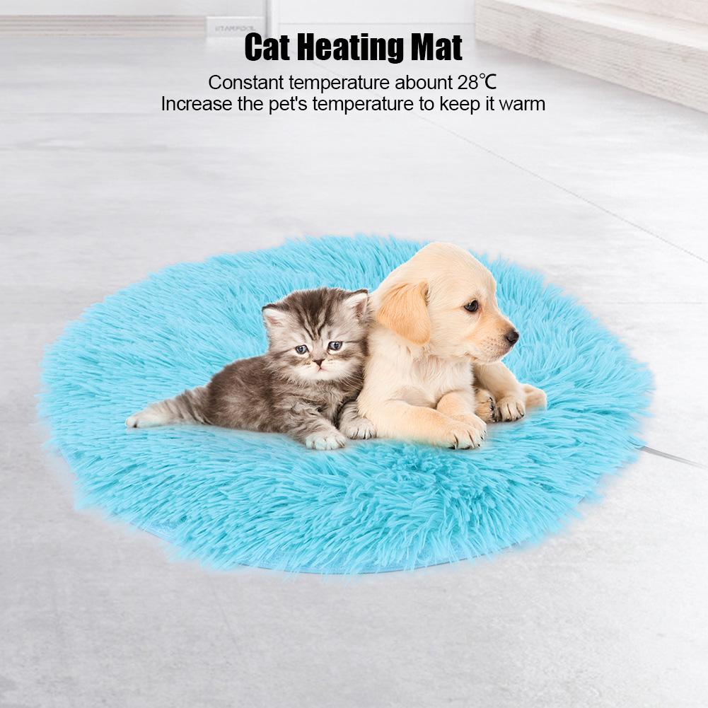 Plush Four Seasons USB Charging Interface Pet Electric Blanket Heating Pad Mat for Small Dogs