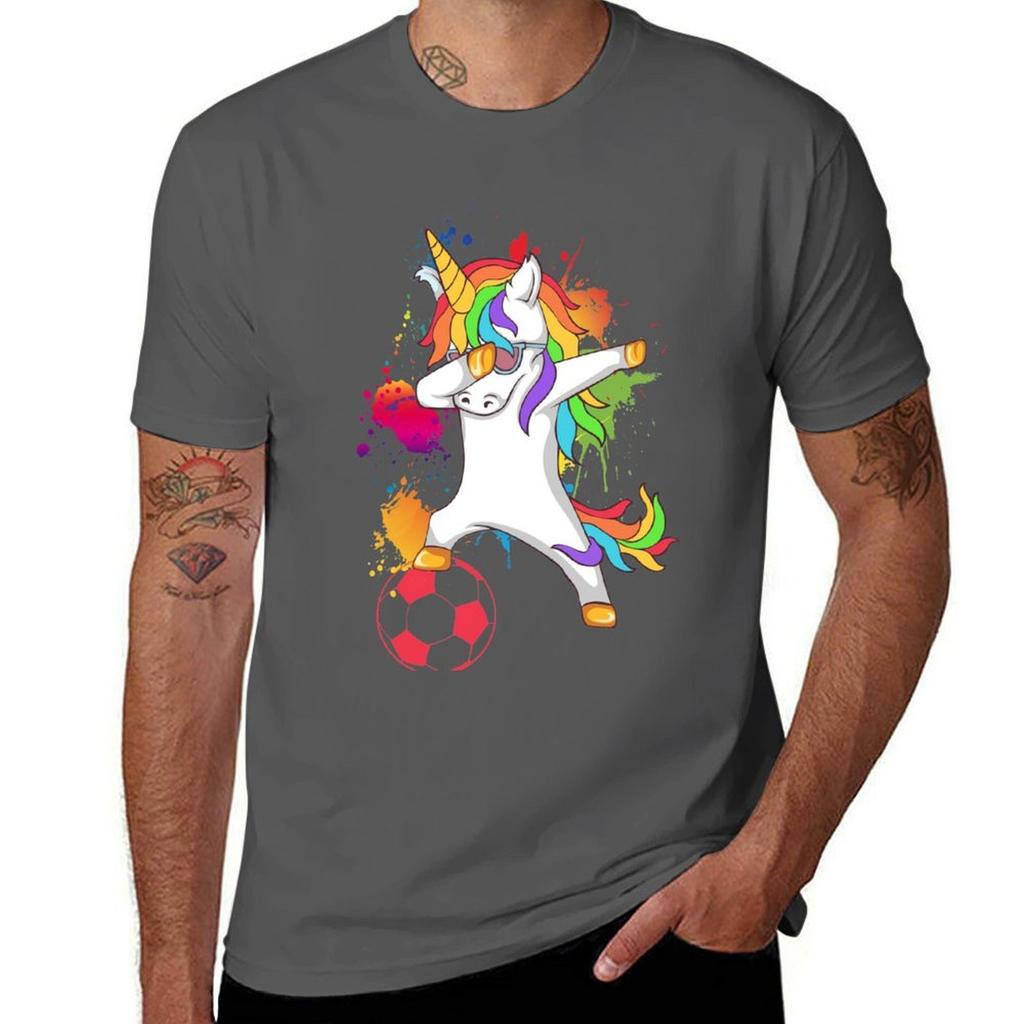 Dabbing Football Unicorn Tshirt Breathable Mesh Panel Tshirt