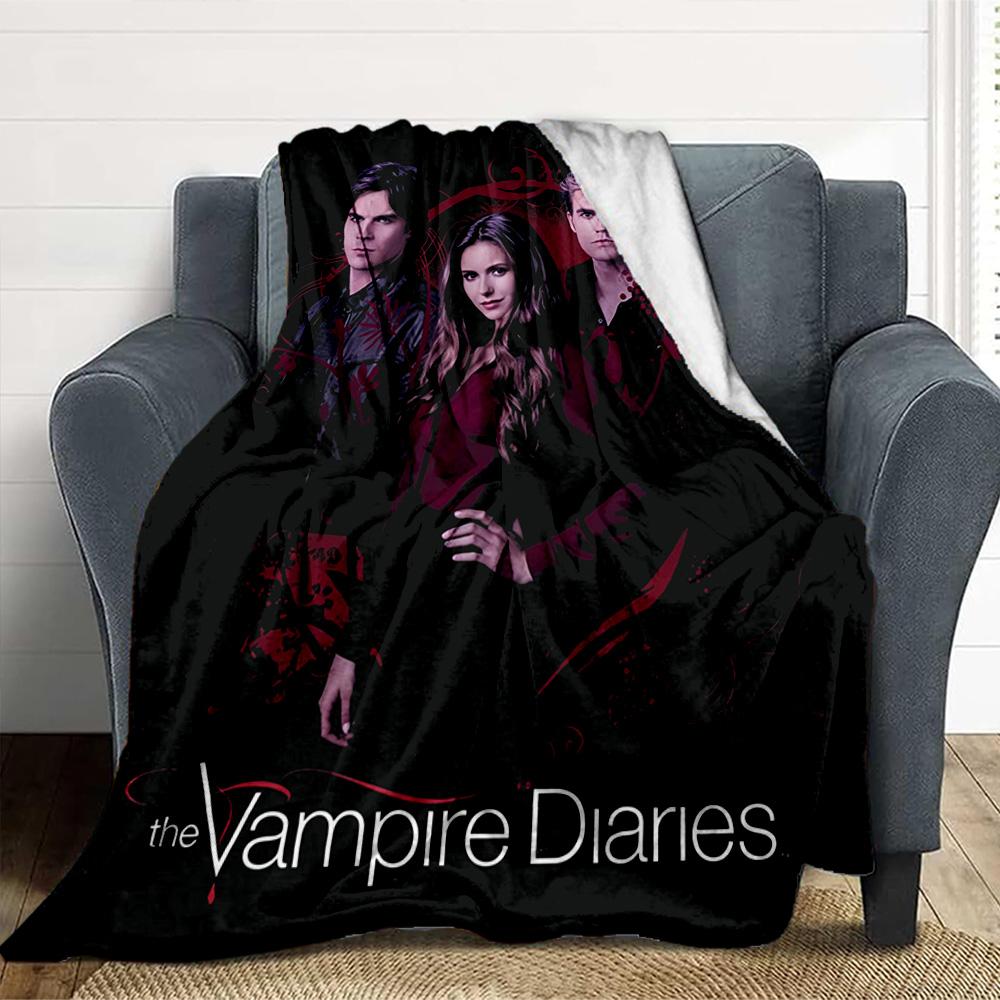 Vampire Romance Flannel Blanket Throw Blanket Soft Warm Sofa Bed Camping home Decor Unique Christmas Gift C9261787