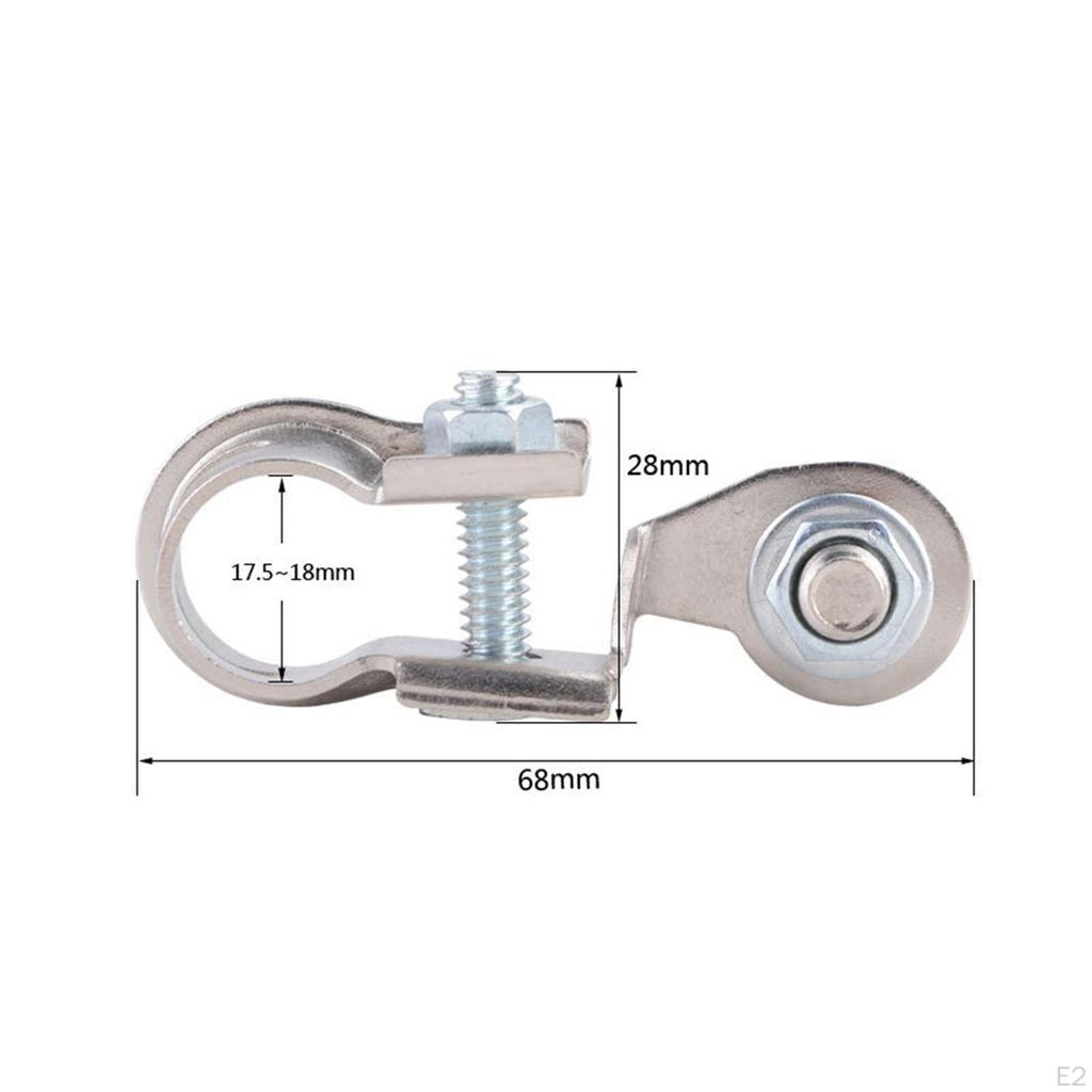 Brass Top Post Battery Terminals Clamp Replace Spare Parts for SUV,Van, Motorcycle Easily Install